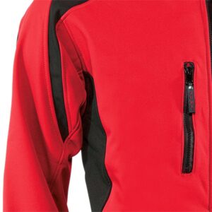 Chaqueta cortavientos Juba W894 Rojo-Negro
