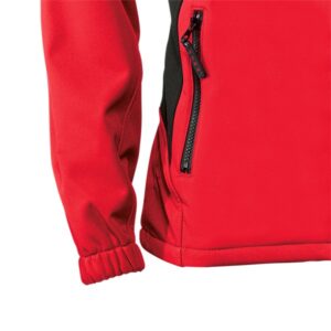 Chaqueta cortavientos Juba W894 Rojo-Negro