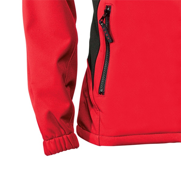 Chaqueta cortavientos Juba W894 Rojo-Negro