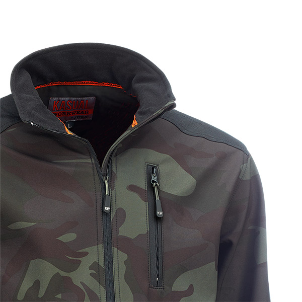 Chaqueta cortavientos de camuflaje Juba 3894 KAMALEON