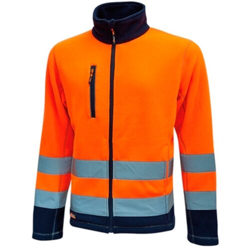 Chaqueta de alta visibilidad U-Power Hot Orange Fluo