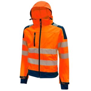 Chaqueta de alta visibilidad U-Power Miky Orange Fluo