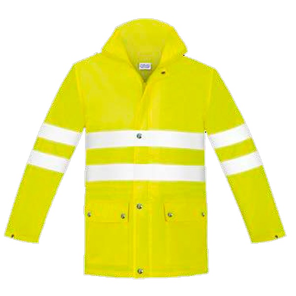 Chaqueta de lluvia alta visibilidad Vesin amarillo
