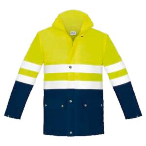 Chaqueta de lluvia alta visibilidad Vesin azul