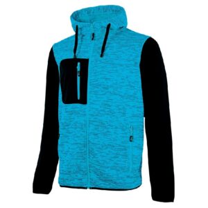 Chaqueta de trabajo U-Power Rainbow Ciano Fluo