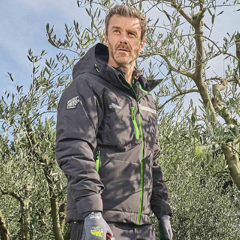 Chaqueta de trabajo U-Power Wink Grey Green