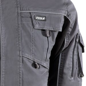 Chaqueta multibolsillos Juba 170 FLEX Gris - Negro