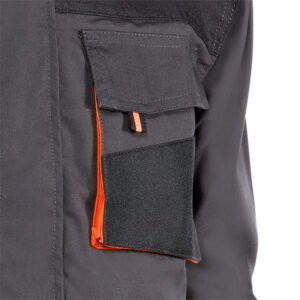 Chaqueta multibolsillos Juba 960 TOP RANGE Gris oscuro - Negro - Naranja
