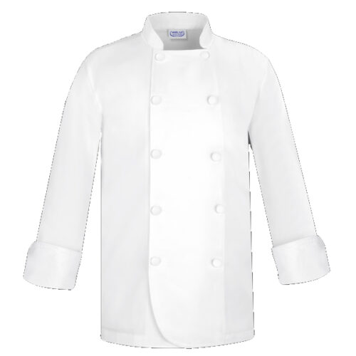 Chaqueta unisex manga larga Vesin blanco CC-600
