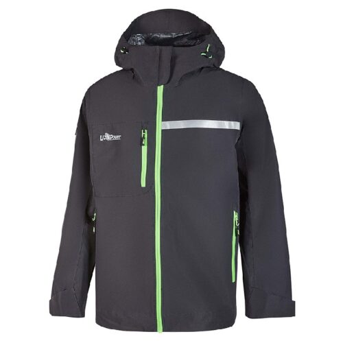 Chubasquero de trabajo U-Power Tutendo Grey Green