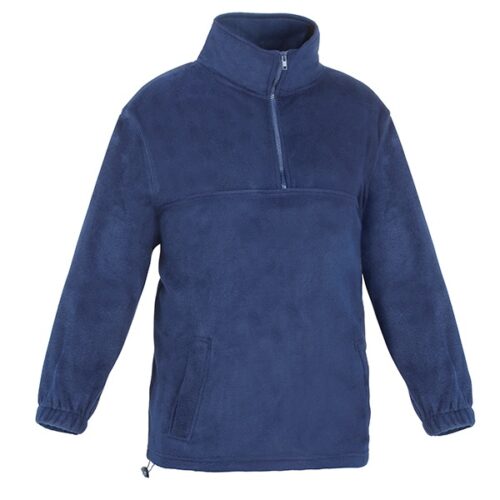 Forro polar con cuello y con cremallera Vesin azul