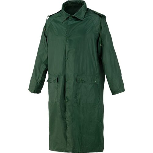 Gabardina impermeable de poliéster Starter verde