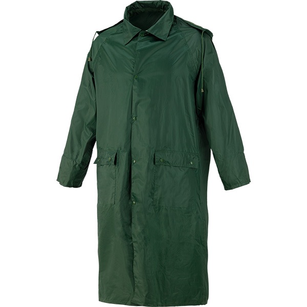 Gabardina impermeable de poliéster Starter verde
