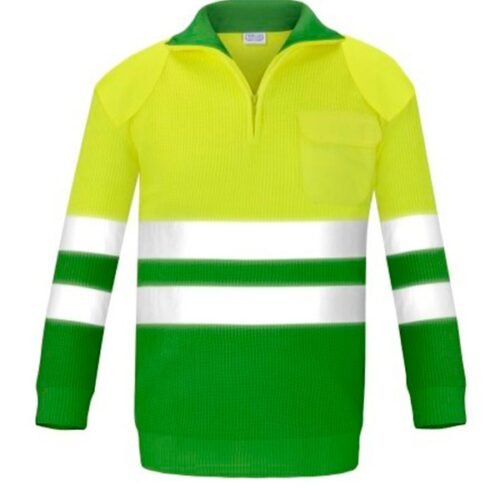 Jersey con bolsillo y refuerzos Vesin verde