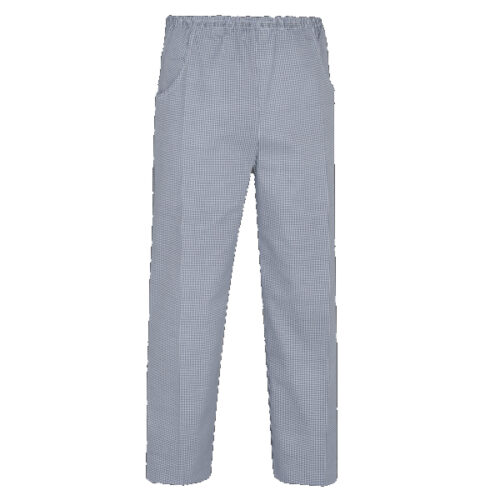 Pantalón con goma en toda la cintura Vesin Blanco-azul PU609