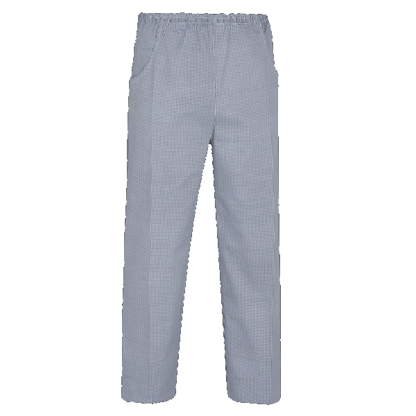 Pantalón con goma en toda la cintura Vesin Blanco-azul PU609