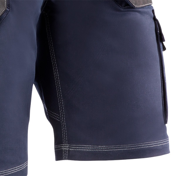 Pantalón corto multibolsillos Juba 182 FLEX Azul marino - Negro