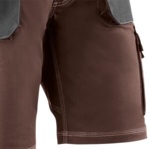 Pantalón corto multibolsillos Juba 192 FLEX Marrón - Negro