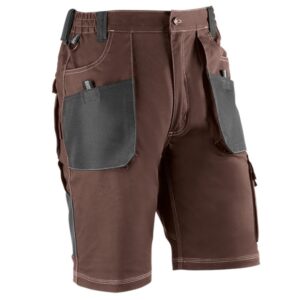 Pantalón corto multibolsillos Juba 192 FLEX Marrón - Negro