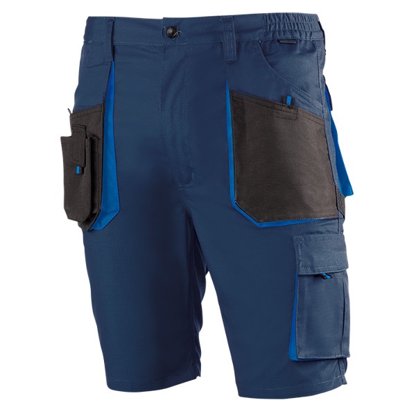 Pantalón corto multibolsillos Juba 982 TOP RANGE Negro - Azul marino