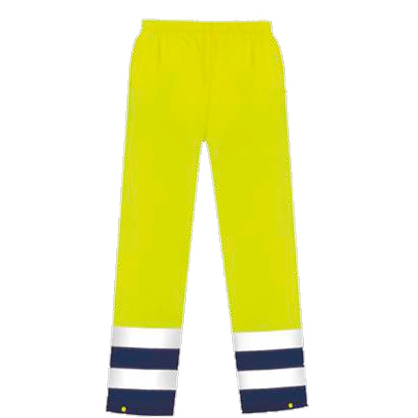 Pantalón de lluvia alta visibilidad Vesin azul
