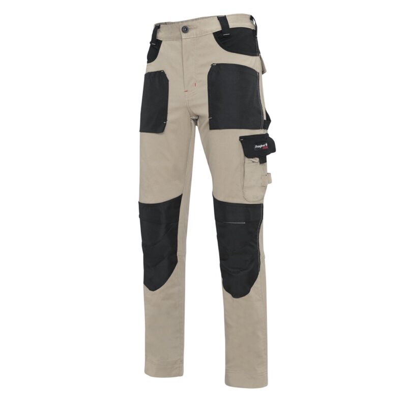 Pantalón de trabajo JHayber Industry Oregón camel y negro