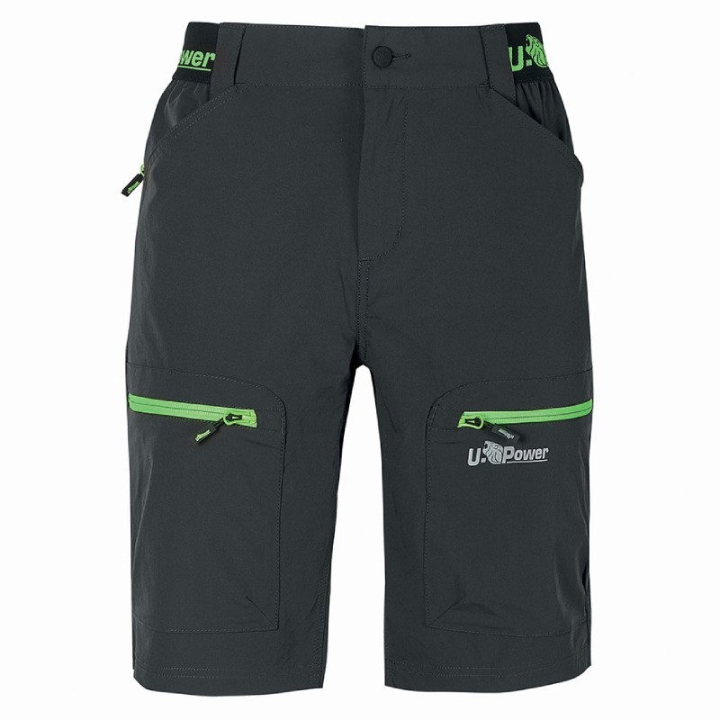 Pantalon de trabajo U-Power Ares Asphalt Grey Green