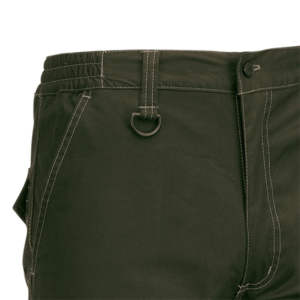 Pantalón de trabajo de trabajo multibolsillos Juba 131 Flex Light Verde