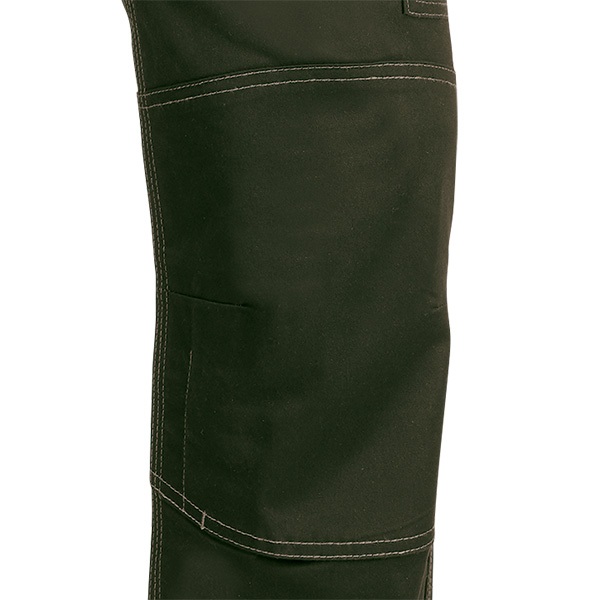 Pantalón de trabajo de trabajo multibolsillos Juba 131 Flex Light Verde