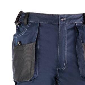 Pantalón de trabajo de trabajo multibolsillos Juba 181 FLEX Azul Marino - Negro