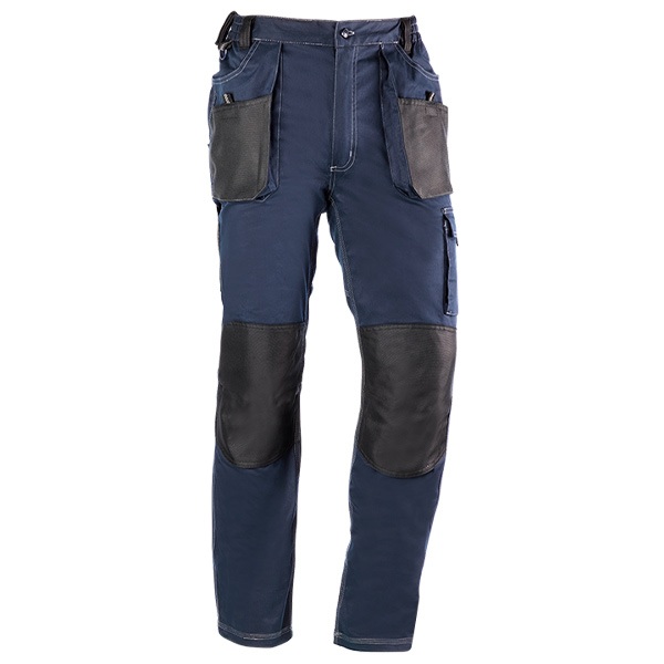 Pantalón multibolsillos Juba 181 FLEX Azul Marino - Negro