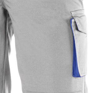 Pantalón de trabajo de trabajo multibolsillos Juba 950 PREMIUM Gris - Azulina