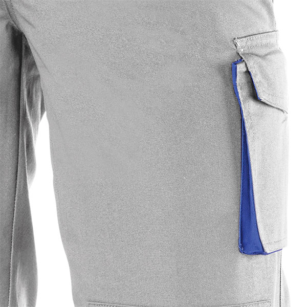 Pantalón de trabajo de trabajo multibolsillos Juba 950 PREMIUM Gris - Azulina
