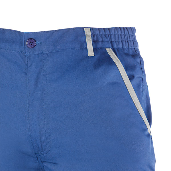 Pantalón de trabajo de trabajo multibolsillos Juba 951 PREMIUM Azulina - Gris