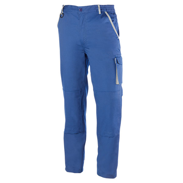 Pantalón multibolsillos Juba 951 PREMIUM Azulina - Gris