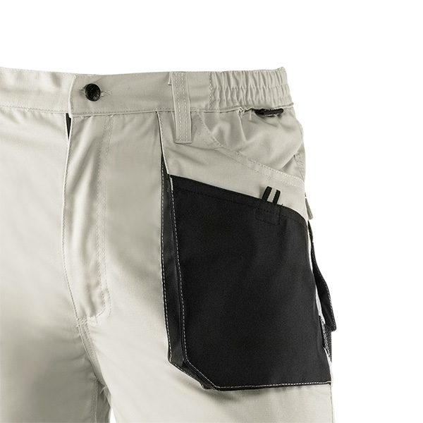 Pantalón de trabajo para trabajar multibolsillos Juba 971 TOP RANGE Negro - Beige