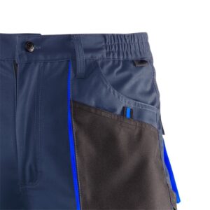 Pantalón de trabajo de trabajo multibolsillos Juba 981 TOP RANGE Negro - Azul marino