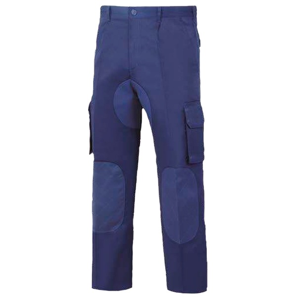 Pantalón multibolsillos con forro de franela vesin azul