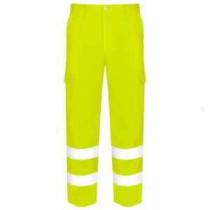 Pantalón multibolsillos de alta visibilidad Vesin amarillo