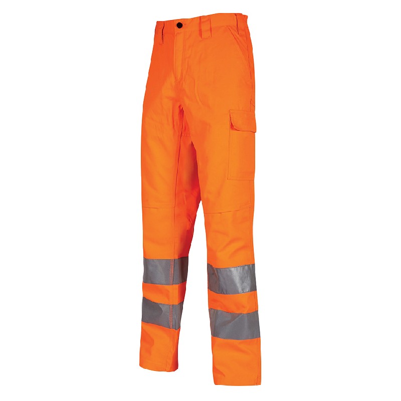 Pantalones de trabajo U-Power Vega Orange Fluo