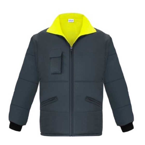 Parka 2 en 1 Chaleco reversible alta visibilidad Vesin verde