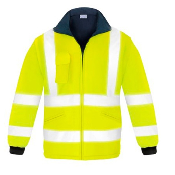 Parka 2 en 1 Chaleco reversible alta visibilidad Vesin amarillo