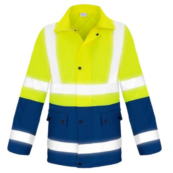 Parka clásica Alta visibilidad Vesin azul