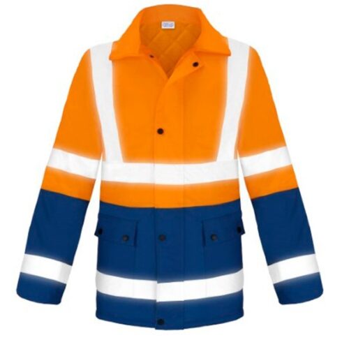 Parka clásica Alta visibilidad Vesin naranja-azul