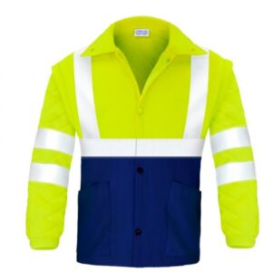 Parka triple uso alta visibilidad Vesin azul