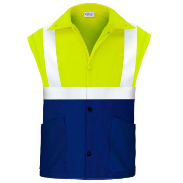 Parka triple uso alta visibilidad Vesin azul