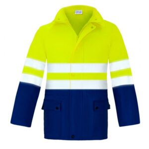 Parka triple uso alta visibilidad Vesin azul