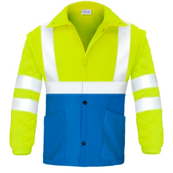 Parka triple uso alta visibilidad Vesin azulita-2