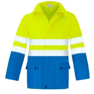 Parka triple uso alta visibilidad Vesin azulita