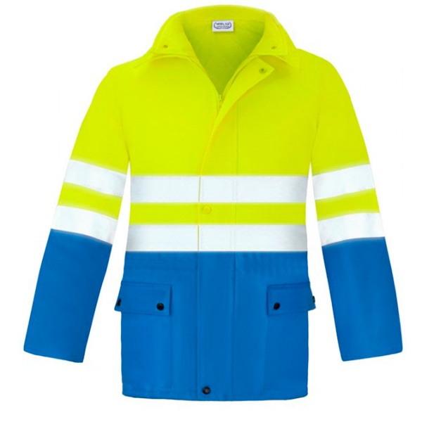 Parka triple uso alta visibilidad Vesin azulita